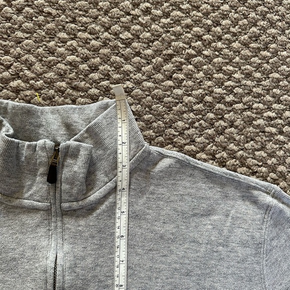 Ralph Lauren Estate-Rib Mockneck Pullover In Grey Men’s Size L - Picture 8 of 9